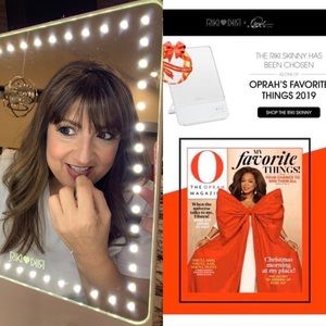 Riki Skinny Lighted Mirror by Glamcor